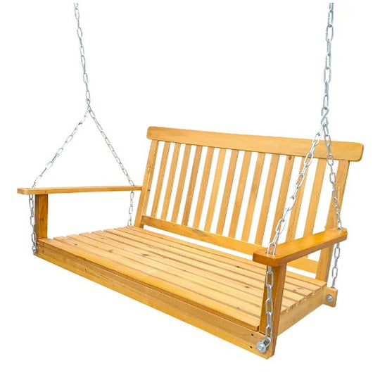 Front Porch Swing With Handrails