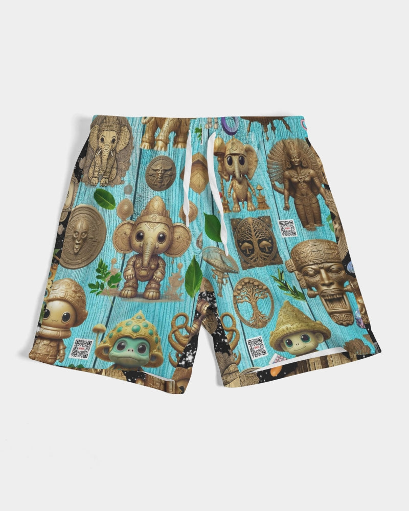 Elephant Collection Men's All-Over Print Swim Trunk