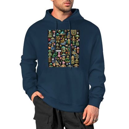 DTF 250gsm Cotton Men's Hoodie with Pocket (Front Printing)