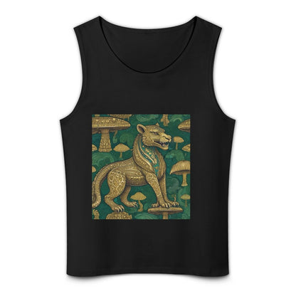 DTF 160gsm Men's Cotton Tank Top BX (Dual-sided Printing)