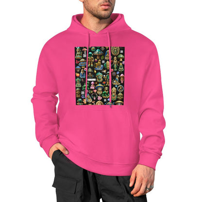 DTF 250gsm Cotton Men's Hoodie with Pocket (Front Printing)