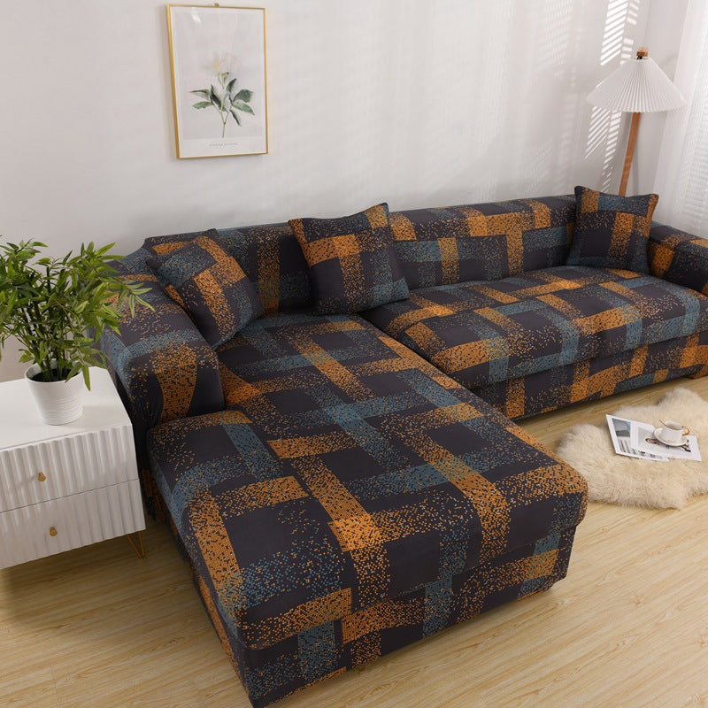 Anti-Slip Elastic Printed Slipcover Furniture Protector Couch Cover