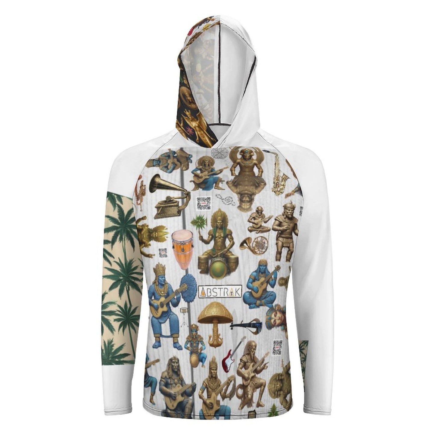 Men's Long Sleeve Hoodie NZ145 (All-Over Printing)