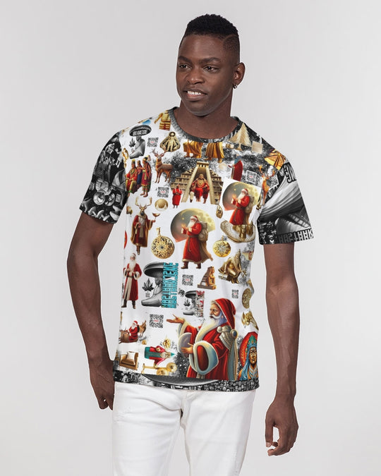 Matrix Vison Men's All-Over Print Pocket Tee