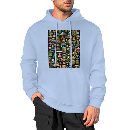 DTF 250gsm Cotton Men's Hoodie with Pocket (Front Printing)