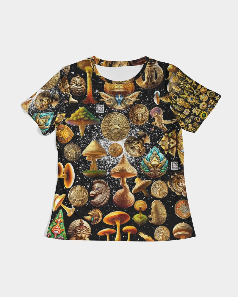 Nature Abstrak Women's All-Over Print Tee