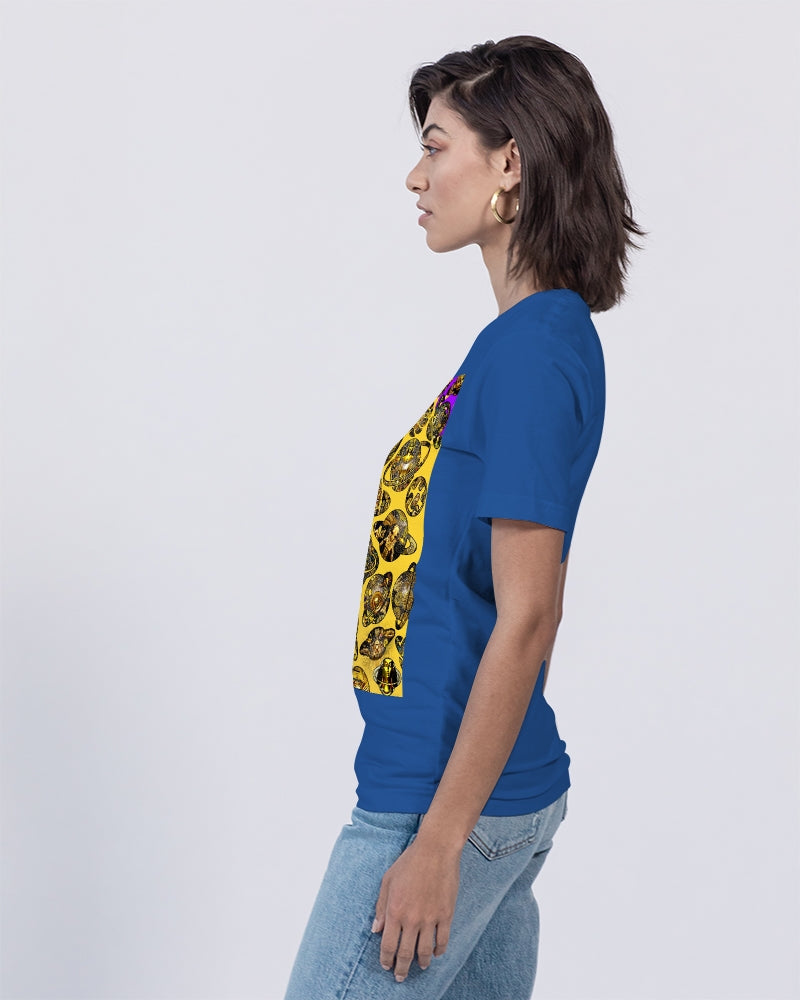 Nature Abstrak Unisex Jersey V-Neck Tee | Bella + Canvas