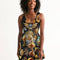 Nature Abstrak Women's All-Over Print Scoop Neck Skater Dress