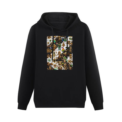 DTG 255gsm Men's Hoodie with Pouch (Dual-sided Printing)