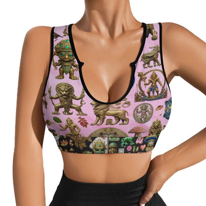 Custom Printed Yoga Tank Tops YJ053 (All-Over Printing)