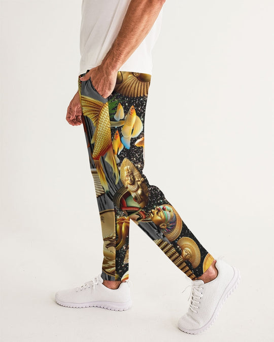 Illustration Abstrak Men's All-Over Print Joggers