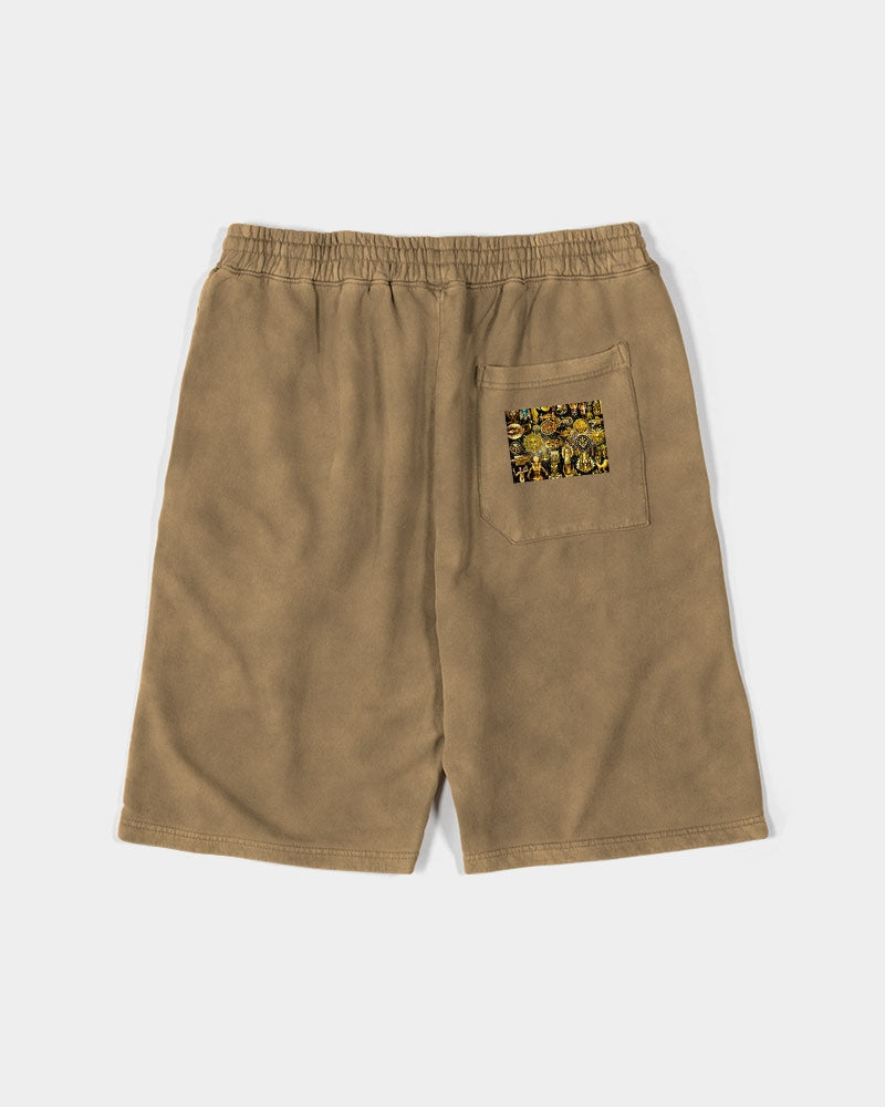 Ancient Abstrak Unisex Vintage Shorts | Lane Seven