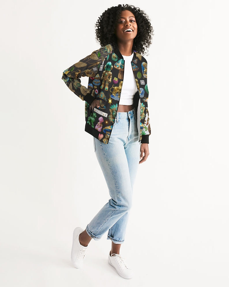 IMG_3100 Women's All-Over Print Bomber Jacket