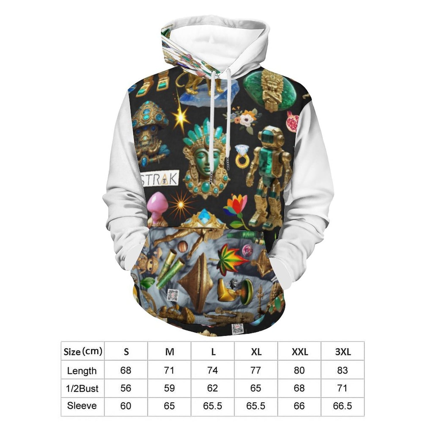 230gsm Printed Hoodie for Men (All-Over Printing)