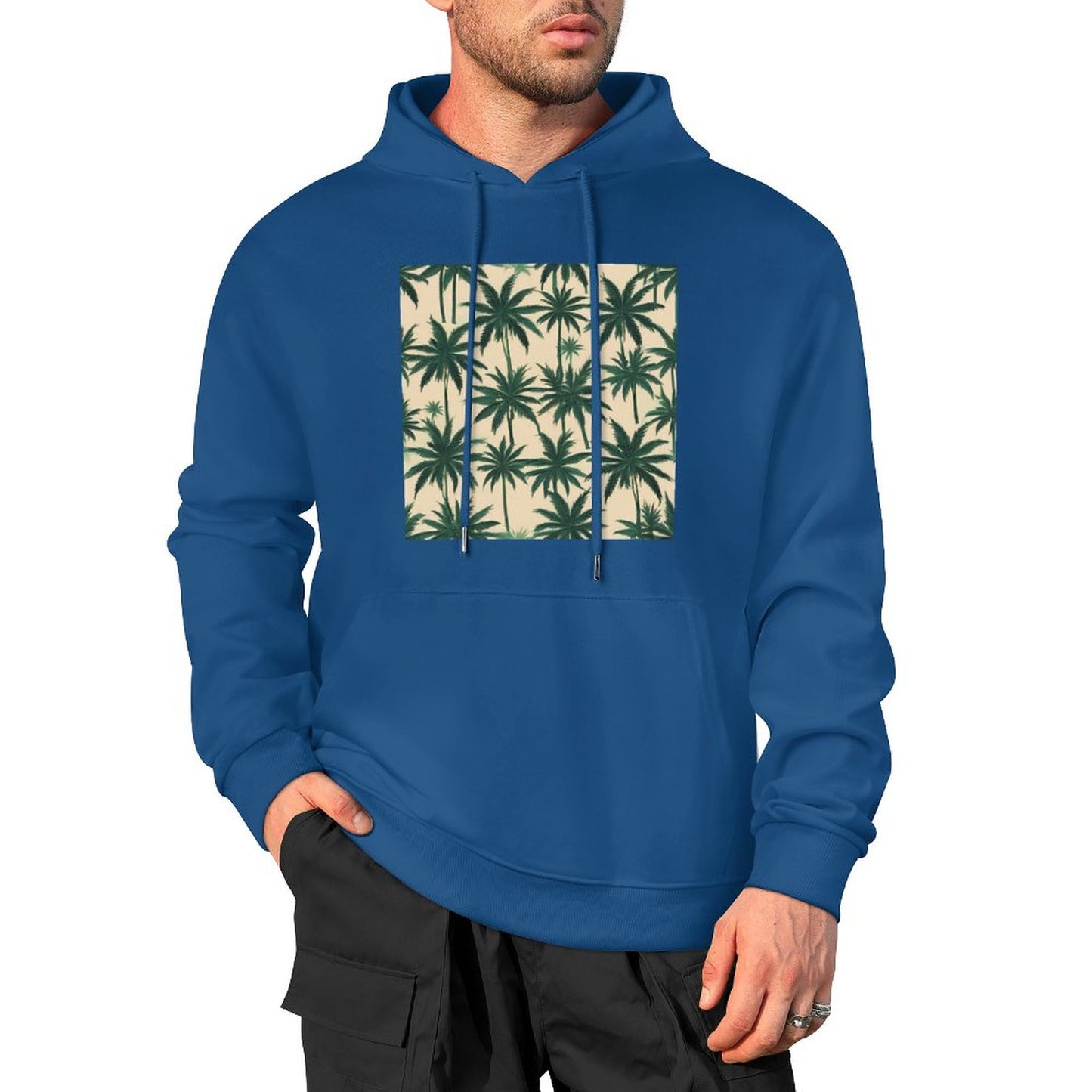 DTF 250gsm Cotton Men's Hoodie with Pocket (Front Printing)