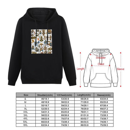 DTG 255gsm Men's Hoodie with Pouch (Dual-sided Printing)