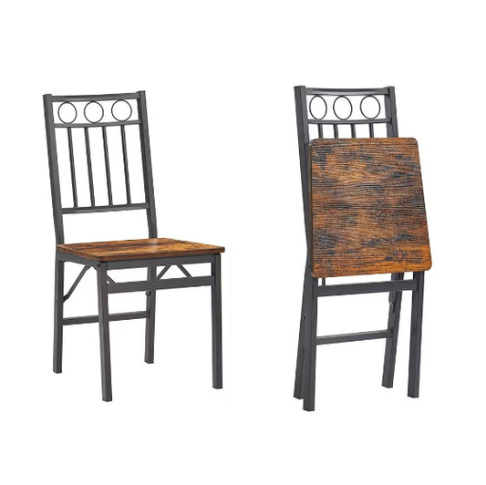 2 Folding Dining Chairs