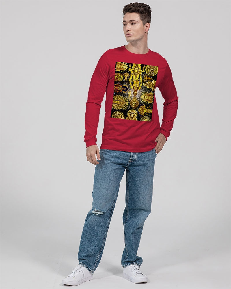 Ancient Abstrak Unisex Jersey Long Sleeve Tee | Bella + Canvas