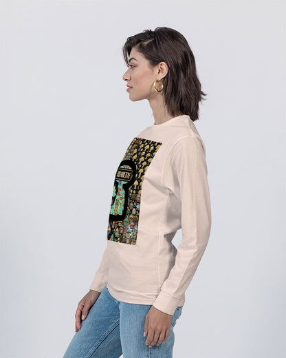 Alien Trendy Abstrak Collection Unisex Long Sleeve Tee | Lane Seven