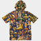 Illustration Abstrak Men's All-Over Print Premium Heavyweight Short Sleeve Hoodie