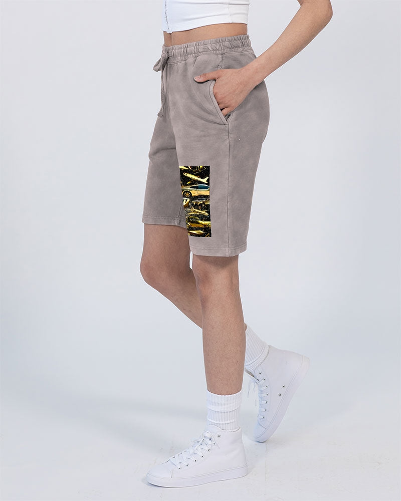 Robotic Abstrak Unisex Vintage Shorts | Lane Seven