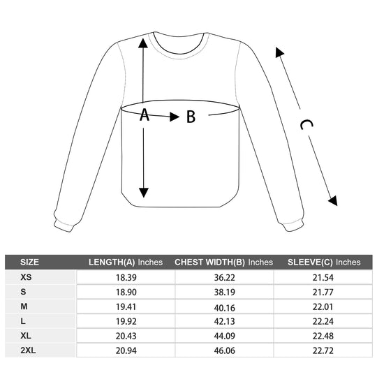 Women's Cropped Pullover Sweatshirts