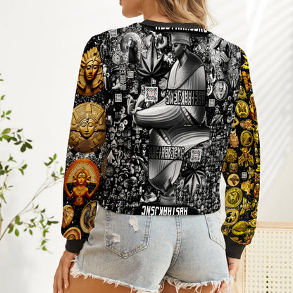 Women's Cropped Pullover Sweatshirts