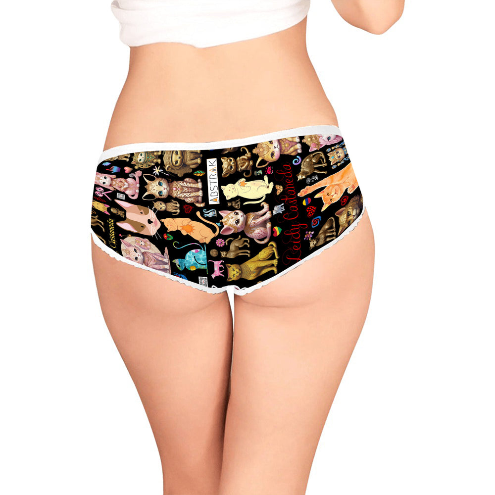 Women's All Over Print High-cut Briefs (Model L14)