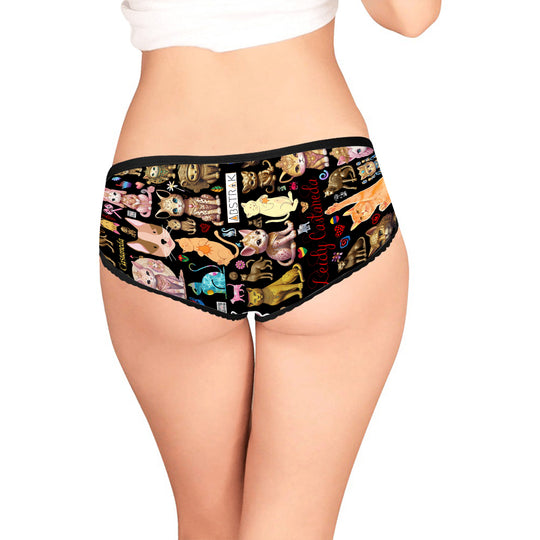 Women's All Over Print High-cut Briefs (Model L14)