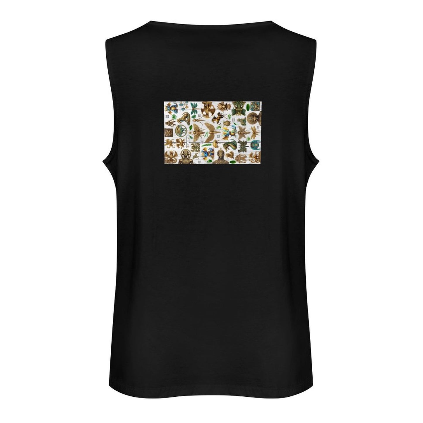 DTF 160gsm Men's Cotton Tank Top BX (Dual-sided Printing)