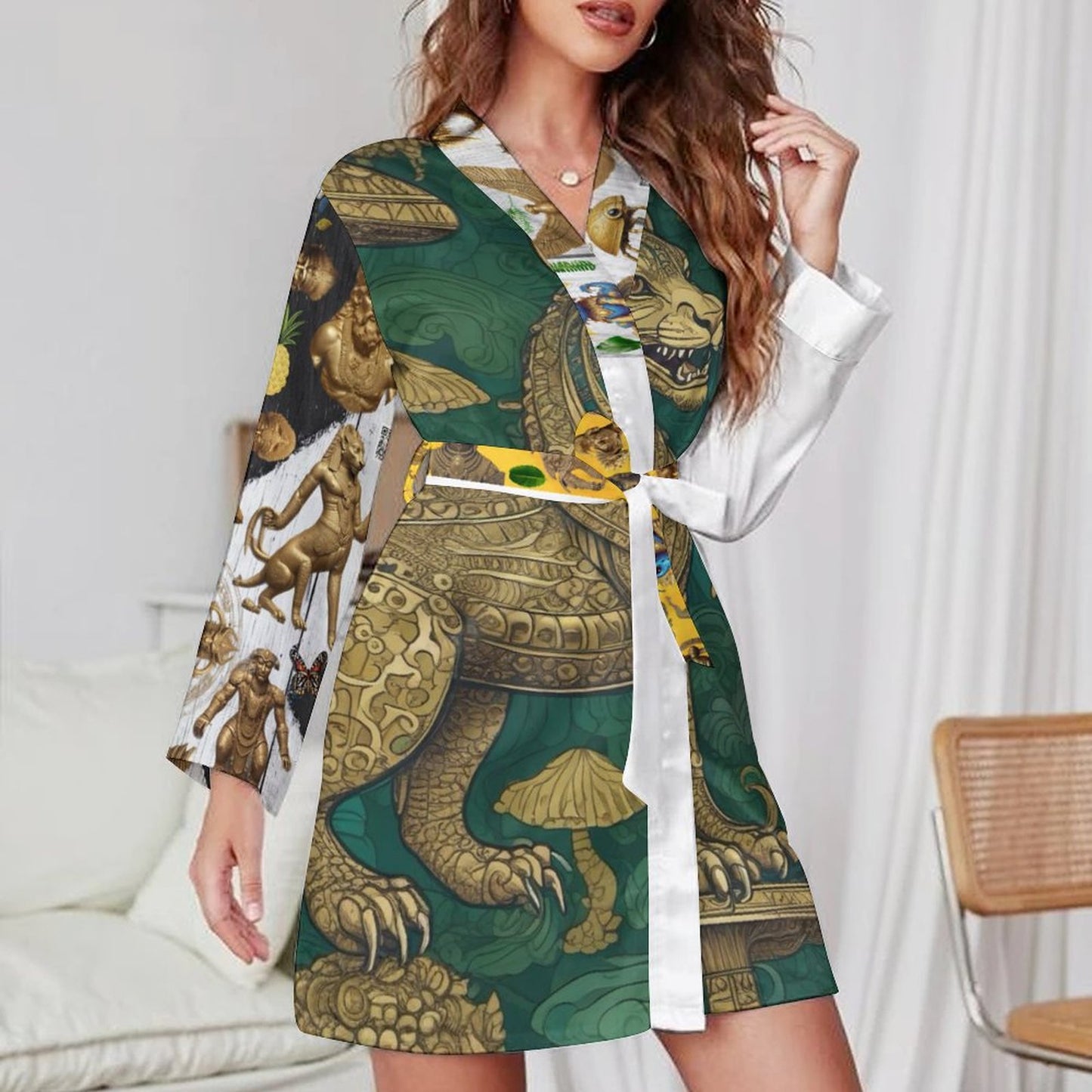 Long Sleeve Nightdress ASWQ (All-Over Printing)