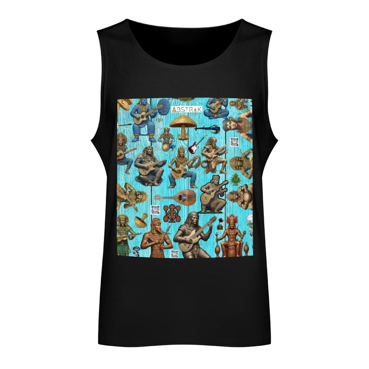 DTF 160gsm Men's Cotton Tank Top BX (Front Printing)