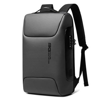 Men's Waterproof Computer Bag Business Commute College Student Usb Anti-theft