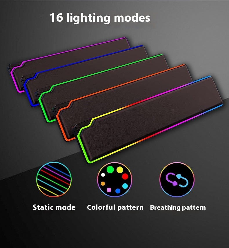 RGB Keyboard Support Wristband High Rebound Luminous Machinery Keyboard Support