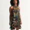 Abstrak dragonfly Women's All-Over Print Halter Dress