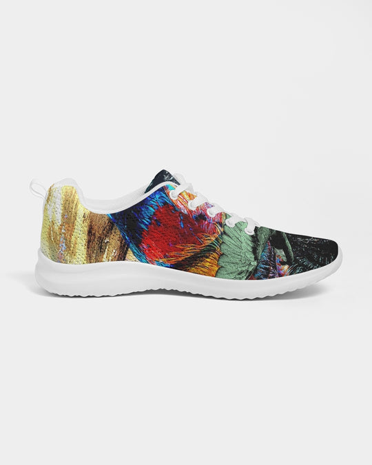 Obsidian Dreamscape Abstract Design Men's Athletic Shoe