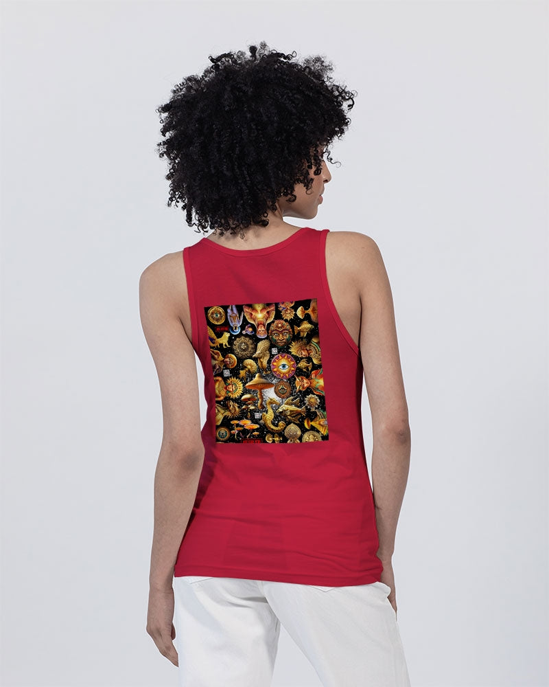 Eye and Face Abstrak Unisex Jersey Tank | Bella + Canvas