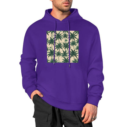 DTF 250gsm Cotton Men's Hoodie with Pocket (Front Printing)