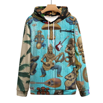 230gsm Men's Cool Hoodie with Double-layer Cap (All-Over Printing)