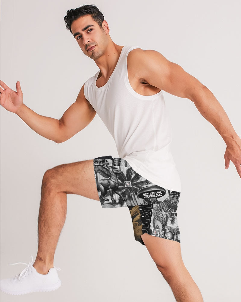 IMG_7080 Men's All-Over Print Jogger Shorts