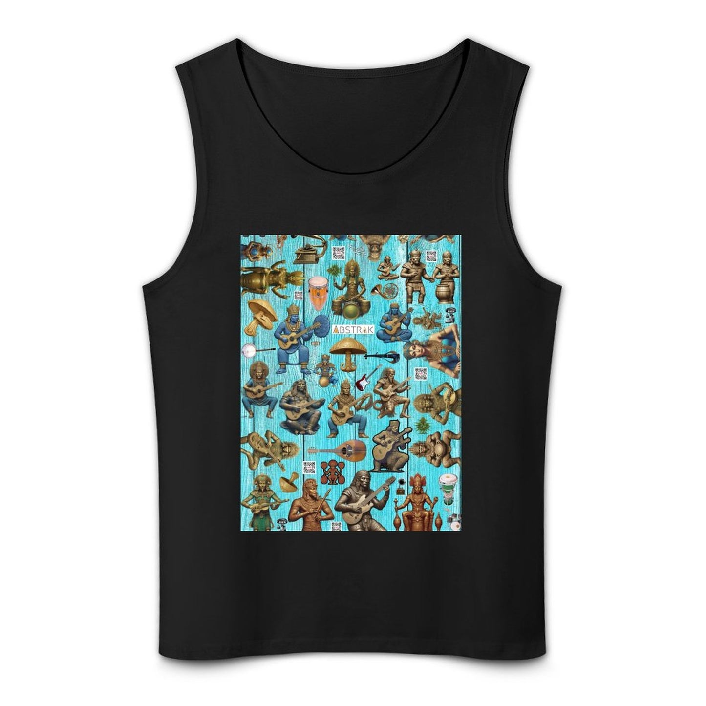 DTF 160gsm Men's Cotton Tank Top BX (Front Printing)