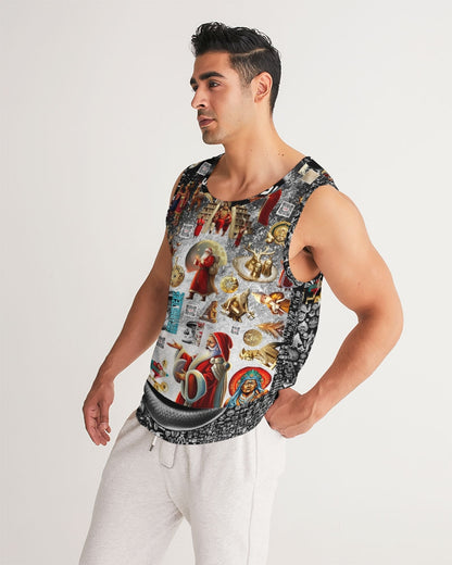 Matrix Vison Men's All-Over Print Sport Tank