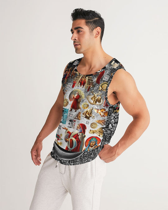 Matrix Vison Men's All-Over Print Sport Tank