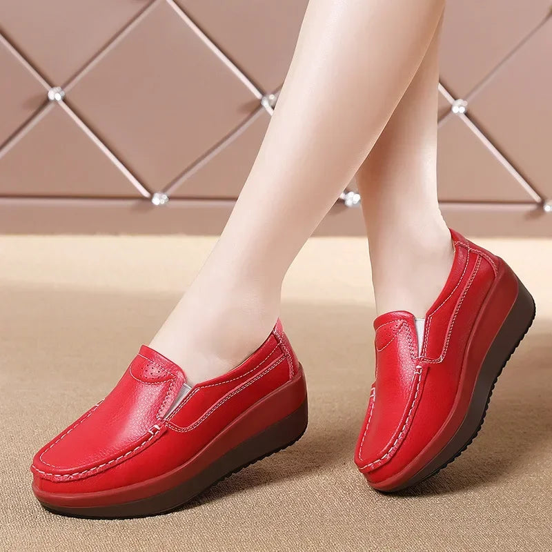 Women Flats Platform Shoes Print Hollow Sandals  Spring Summer Casual Walking Shoes Designer New Wedge Breathable Sneakers