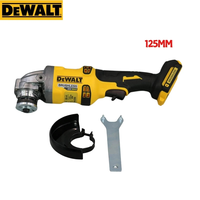 Dewalt Brushess Elcetric Angle Grinder 125/100mm Cutting Machine Polisher Household Power Tools Use Dewalt 20V or 18V Battery