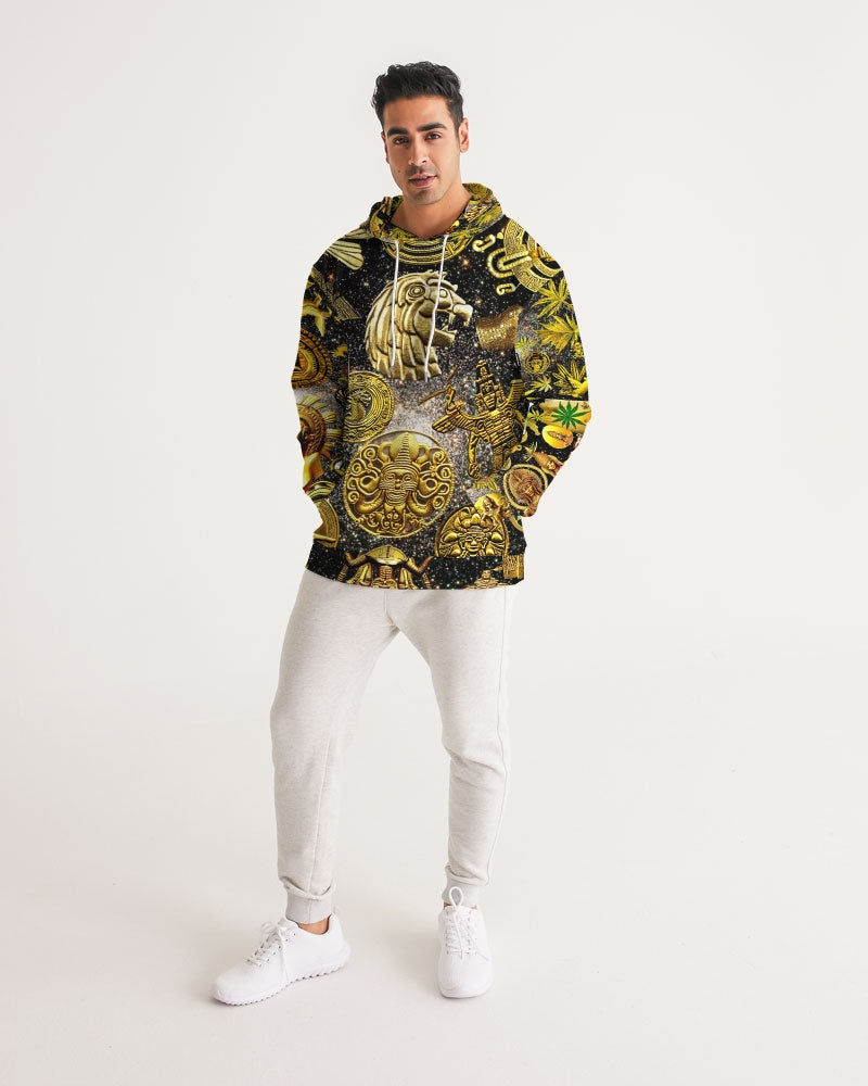 Ancient Abstrak Men's All-Over Print Hoodie