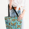 Abstrak dragonfly Canvas Zip Tote