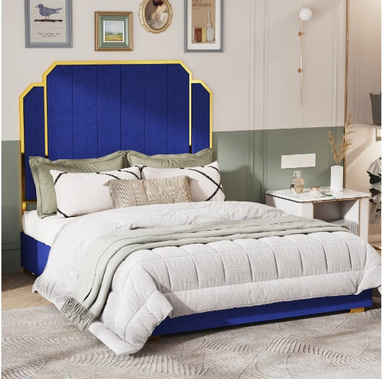 Navy Blue Bed