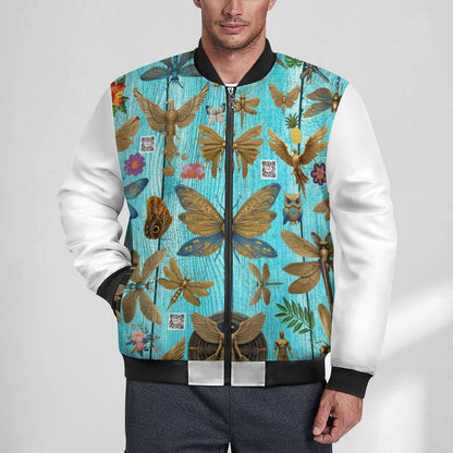 180gsm Zipper Bomber Jacket BMJ (All-Over Printing)