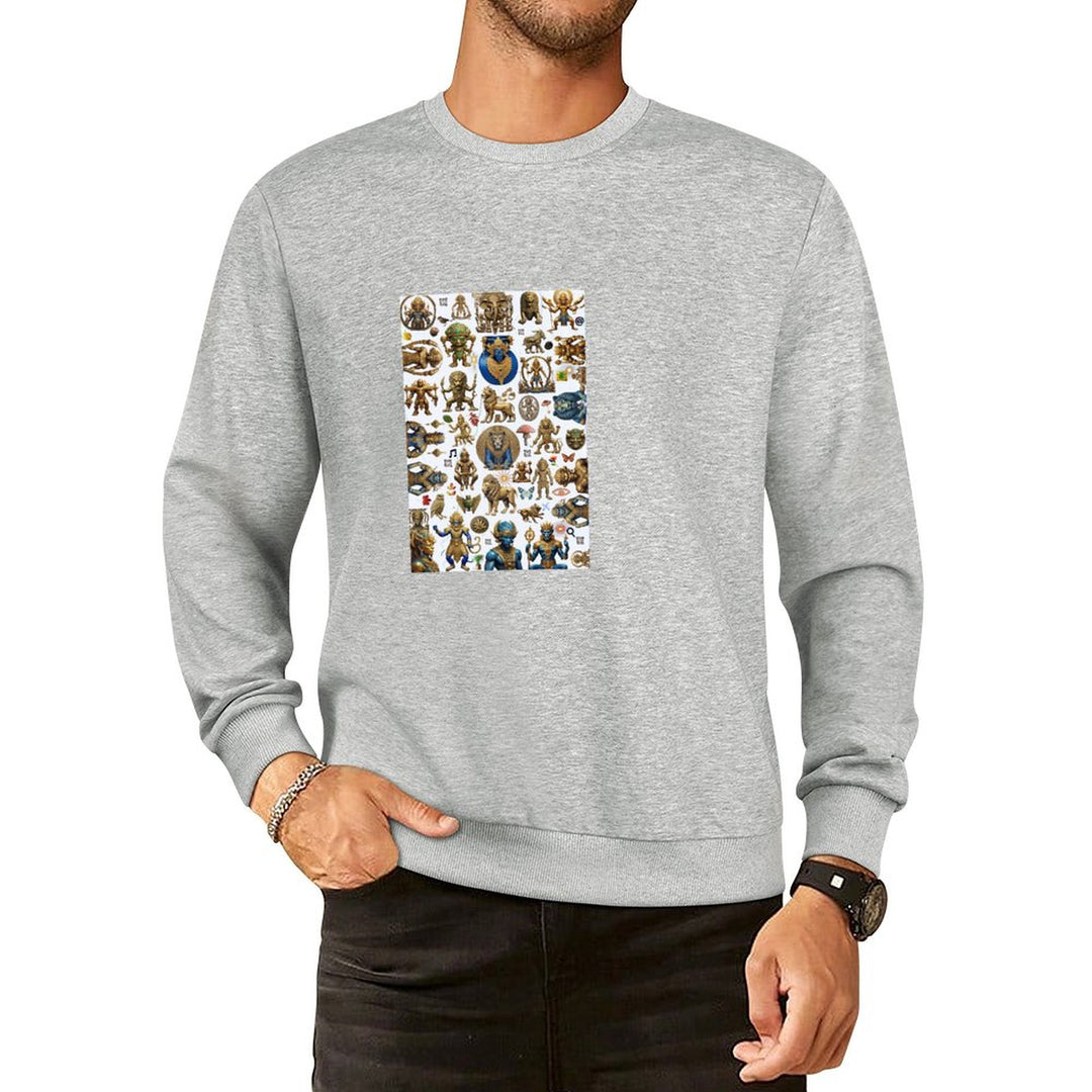 DTF 250gsm Cotton Men's Sweatshirt (Front Printing)